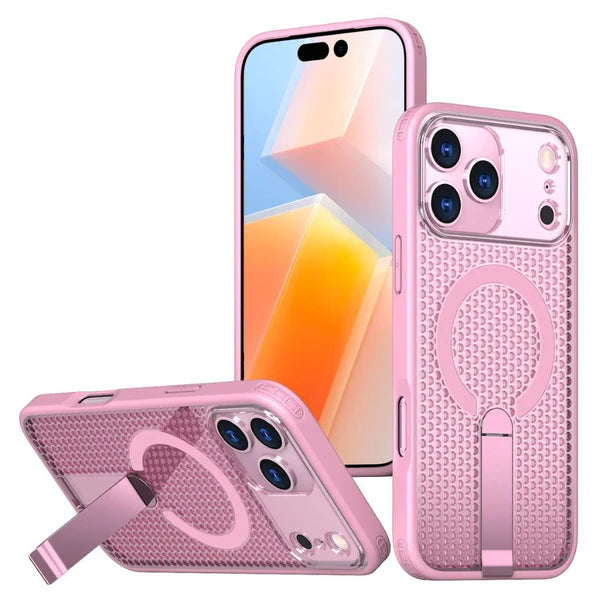 Mesh MagSafe Case With Kickstand For iPhone