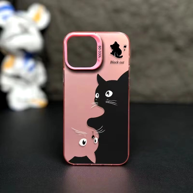 Creative Cat Art Fashion Case For iPhone