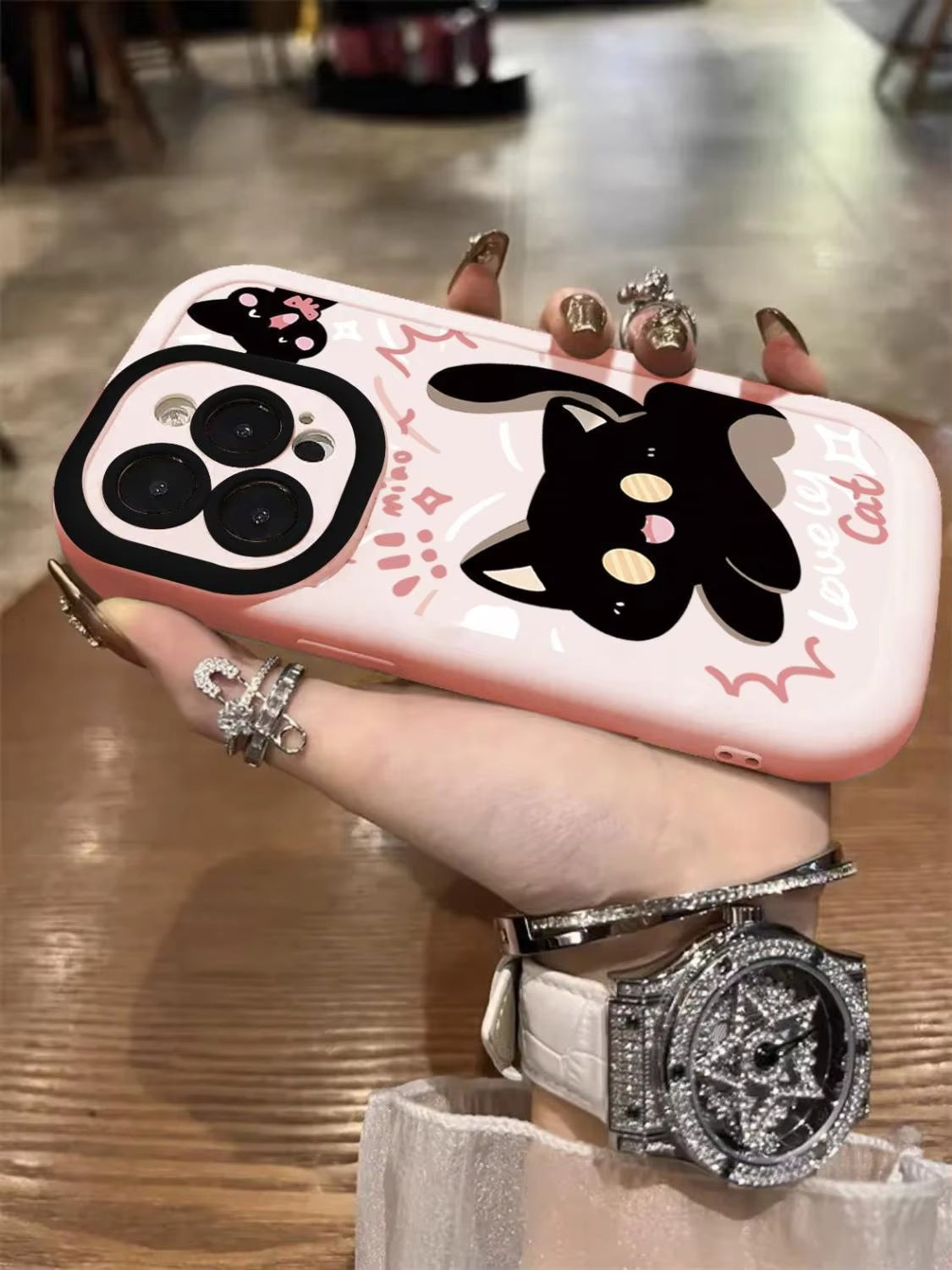 Lovely Cat Silicon Case For iPhone