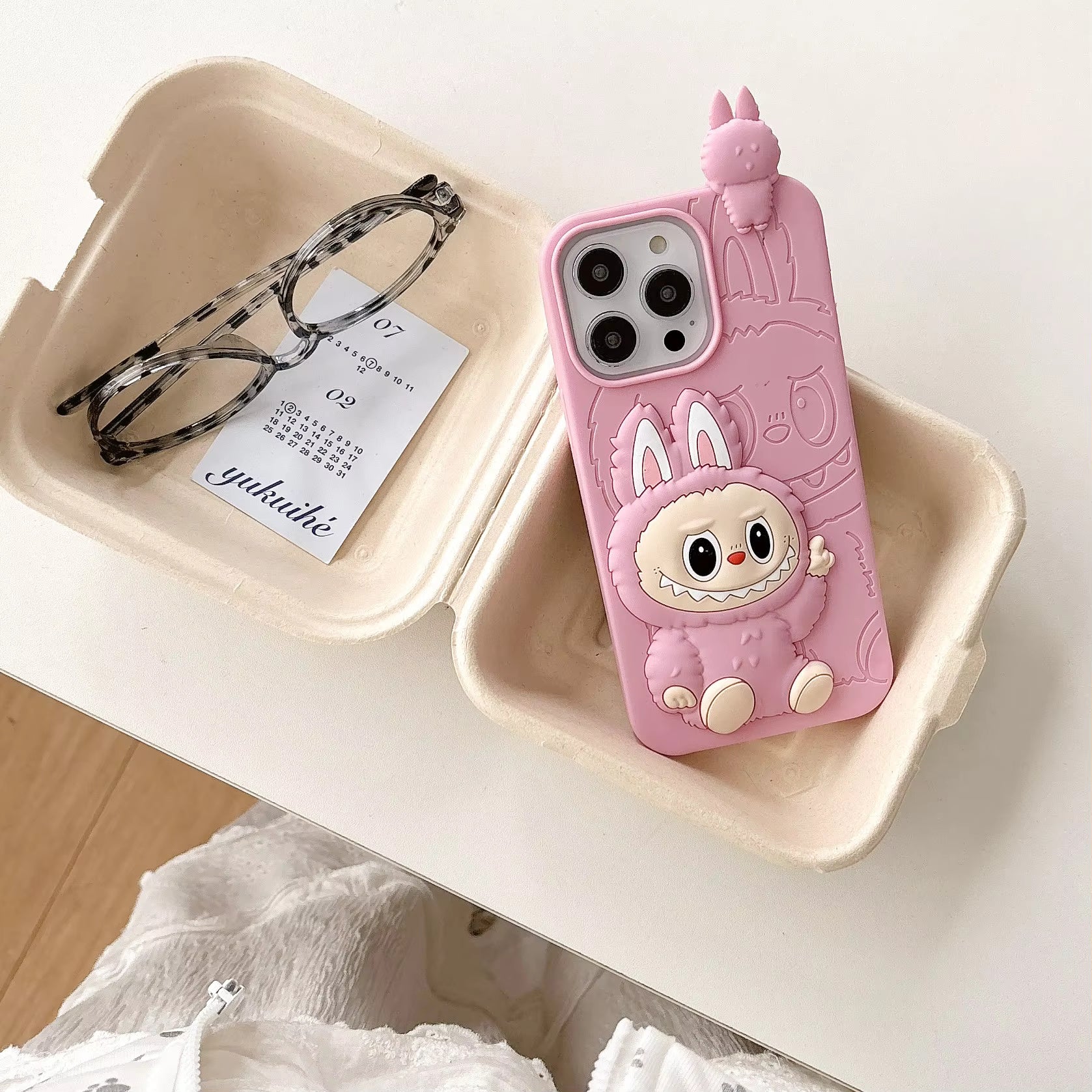 Labubu Cartoon Case For iPhone