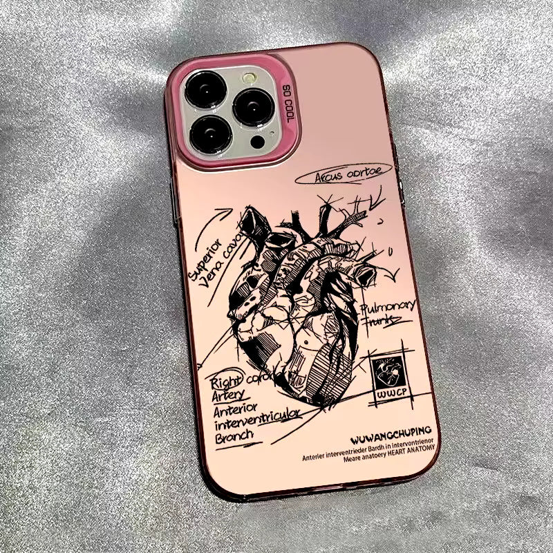 Graffiti Heart Fashion Case For iPhone