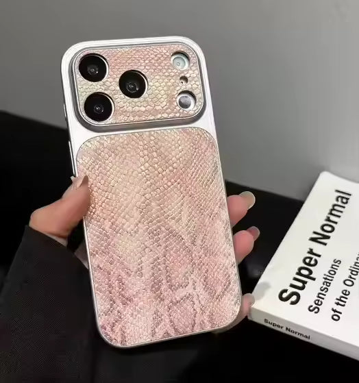 Premium Snake Texture Case For iPhone