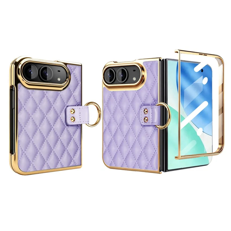 RhombusGrid Design Case For iPhone Duo
