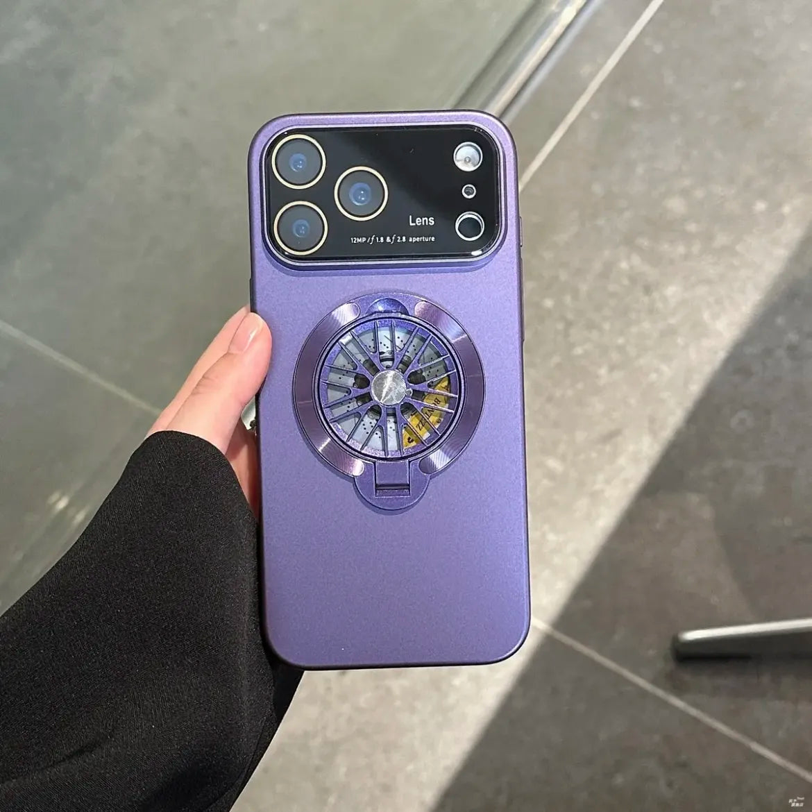 Rotating Wheel Stand Case For iPhone