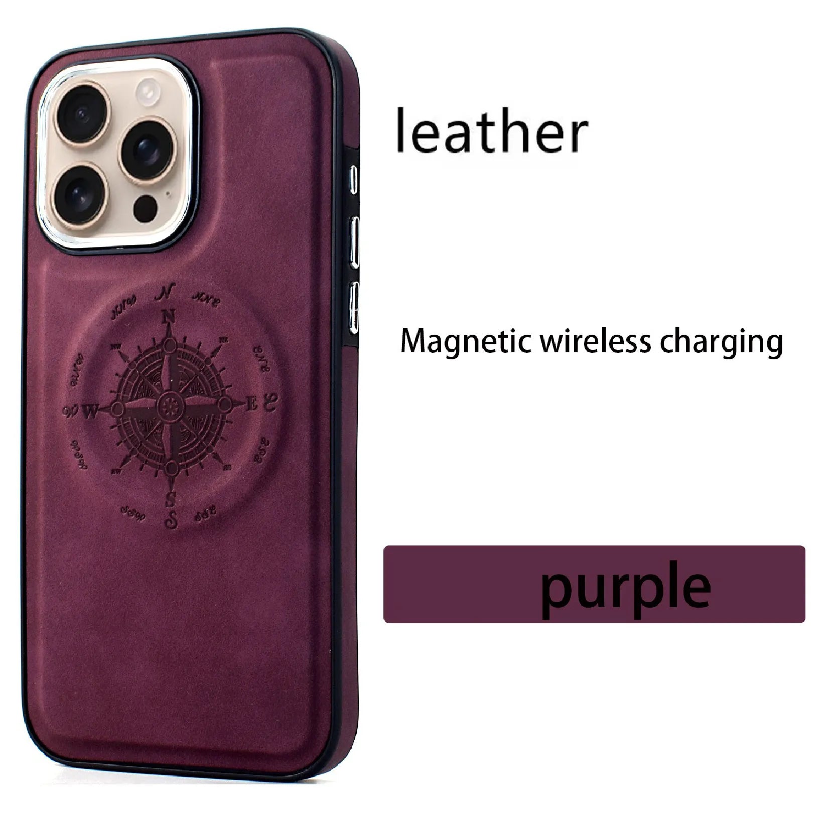Nautical Compass Magnetic Case For iPhone