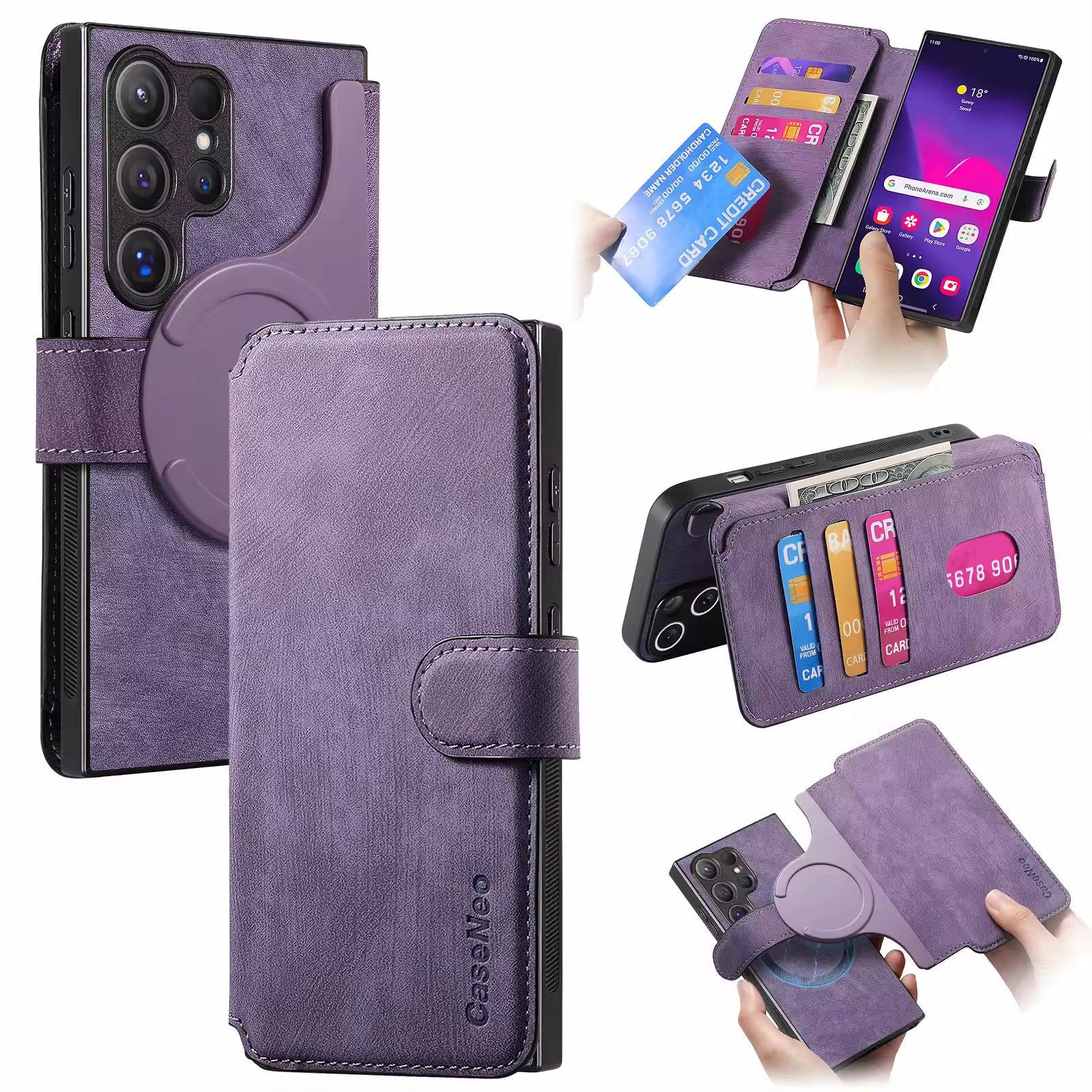 Detachable Flip Case For Samsung