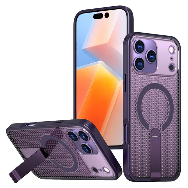 Mesh MagSafe Case With Kickstand For iPhone