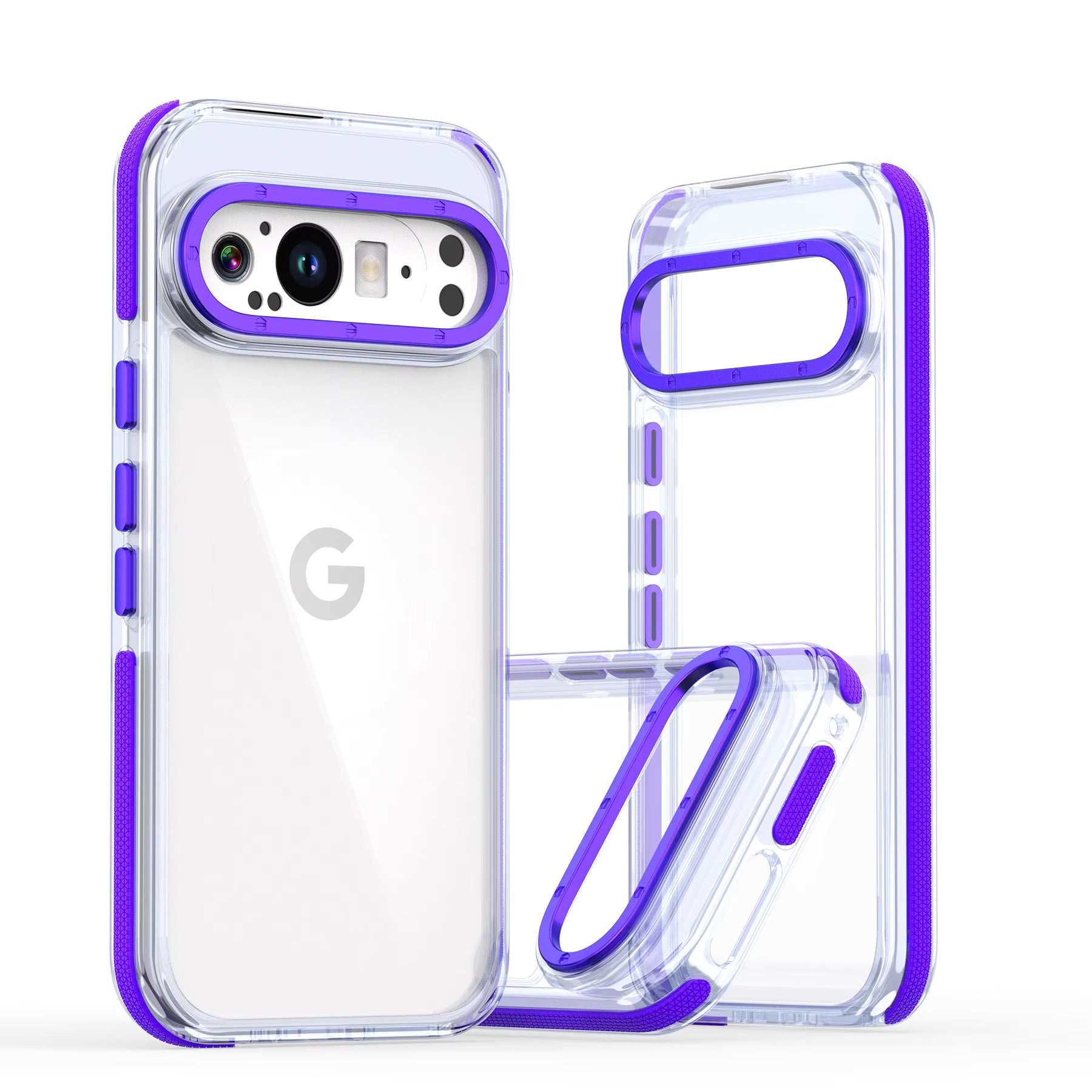 ColorBorder Transparent Case For Google Pixel