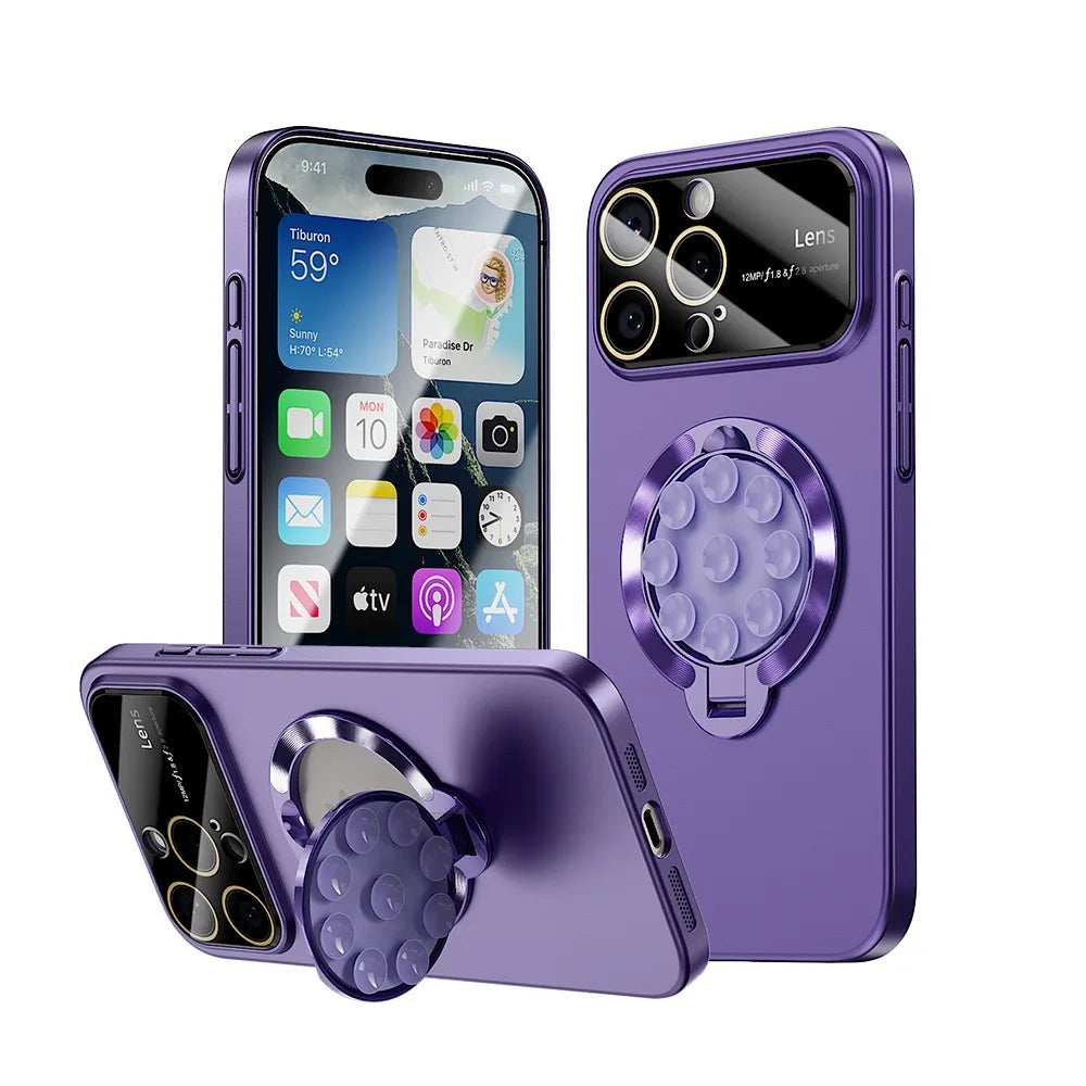 Sticky Pad Magnetic Case For iPhone