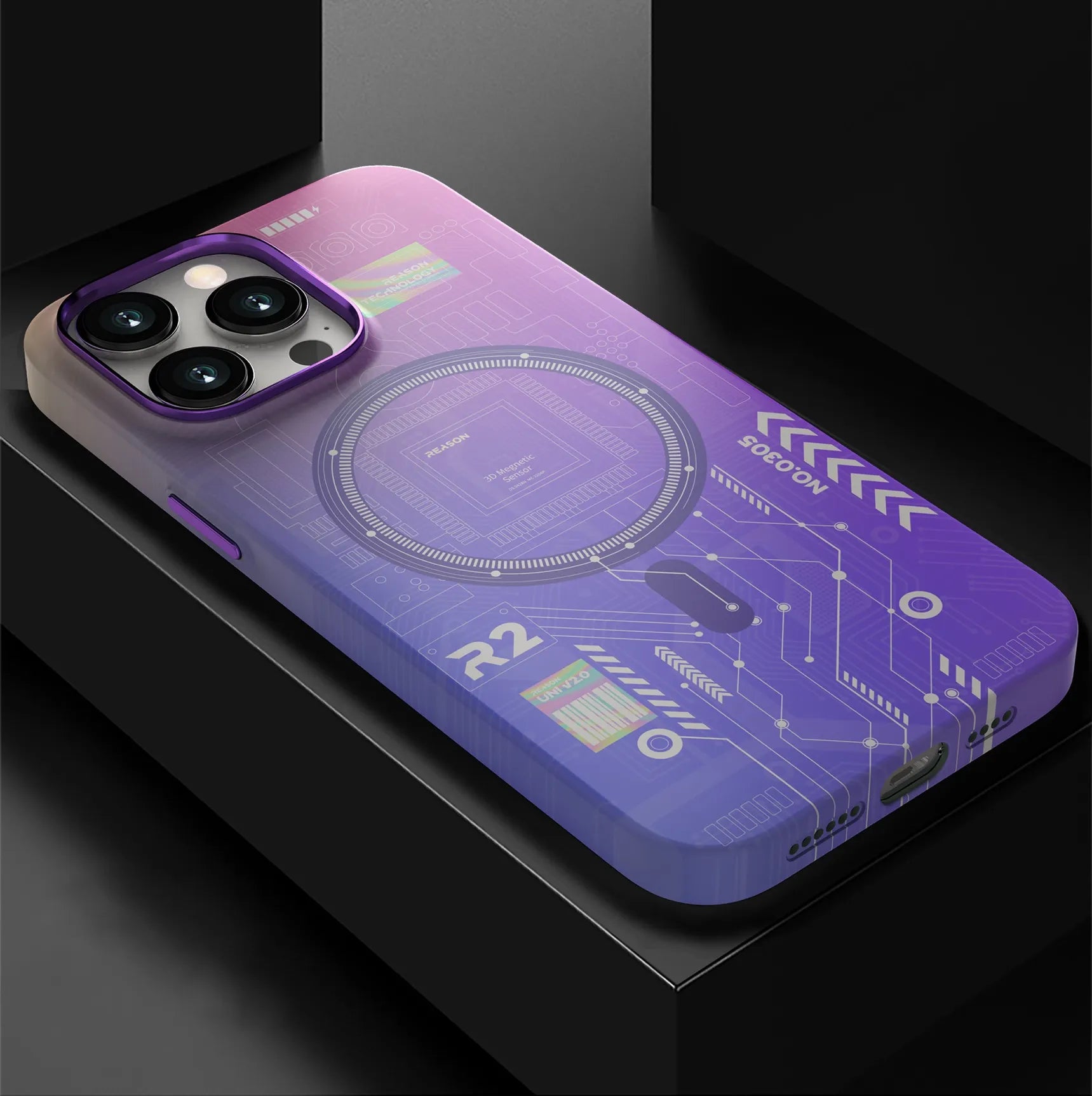 Cyber Luminous Magnetic Case For iPhone