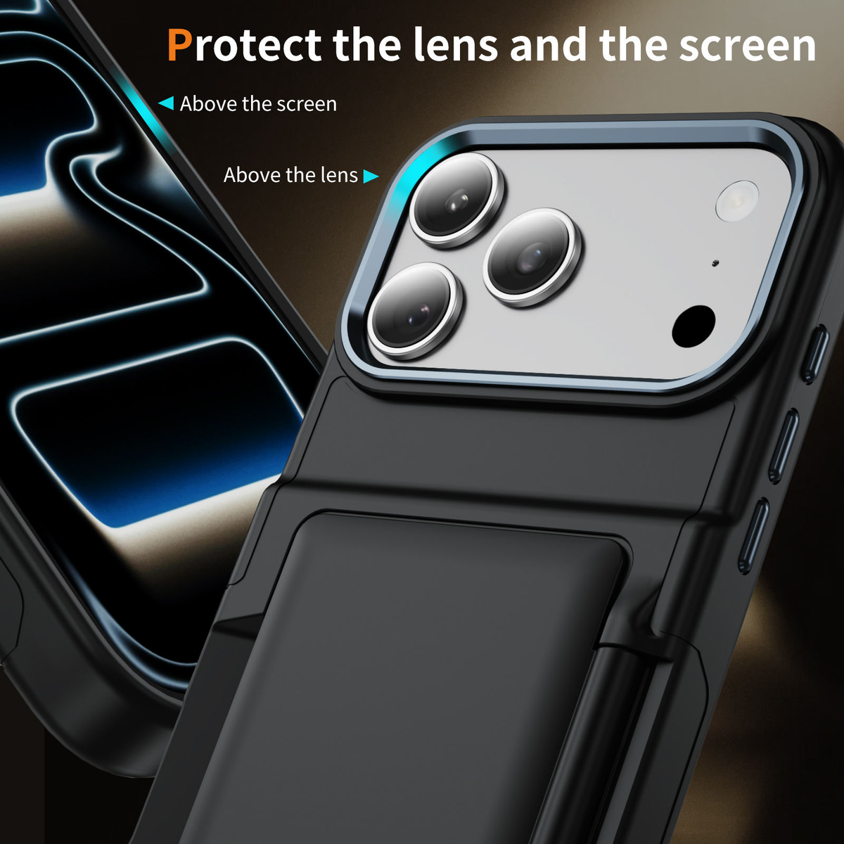 Dual Card Holder & Wallet Phone Case For iPhone