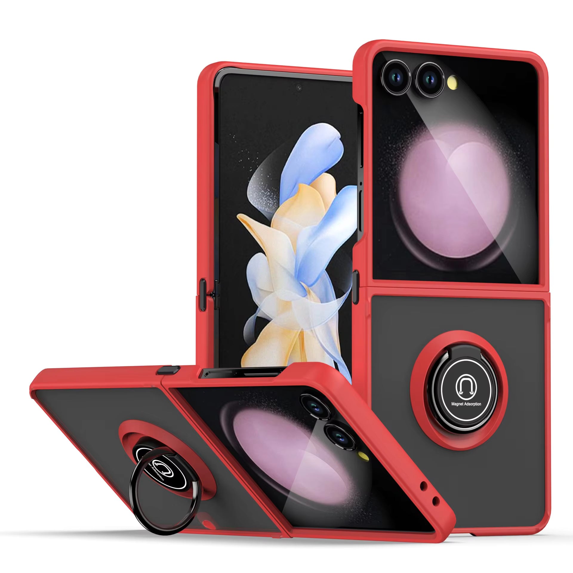 BuiltInMagnet Color Case For Samsung Flip