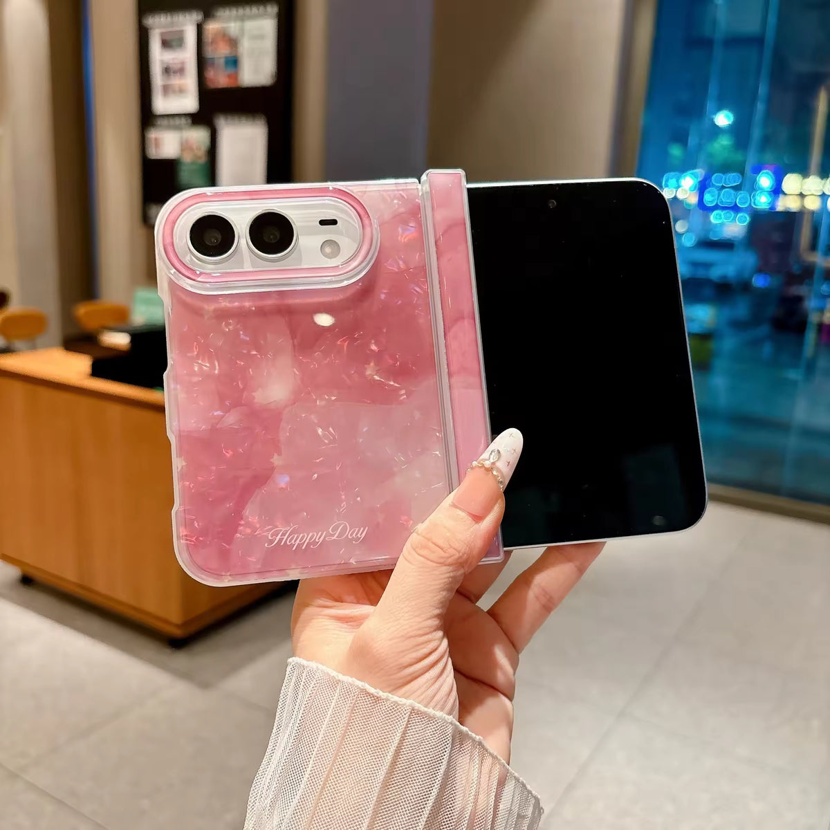 WaterInk Pattern Case For iPhone Duo