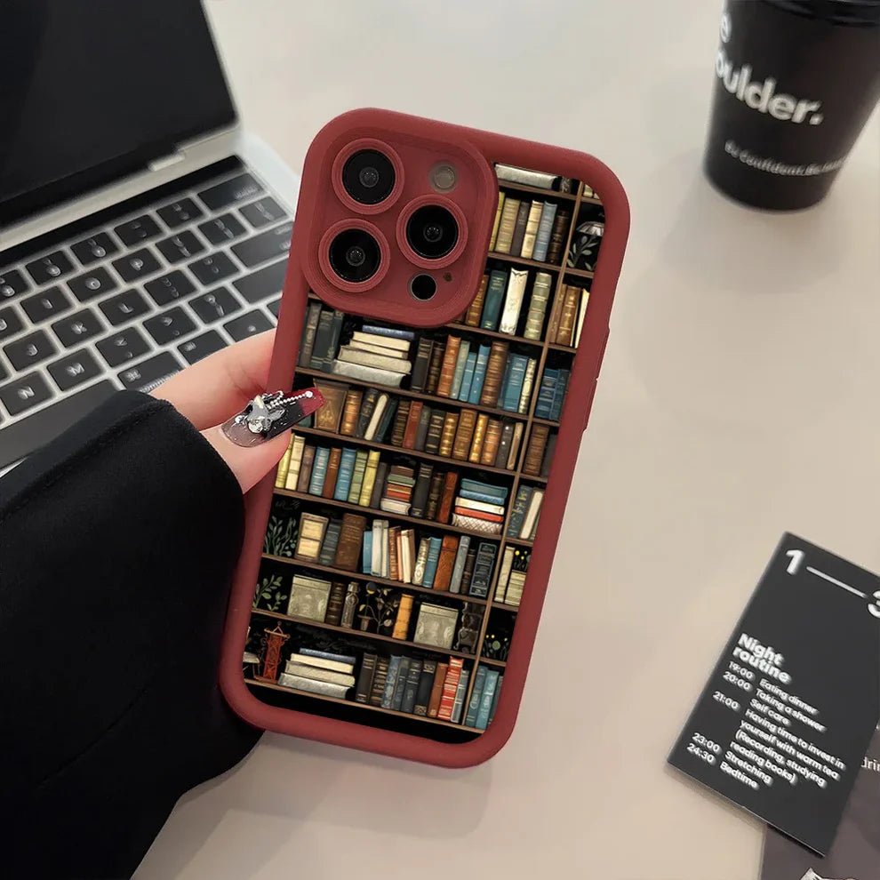 Bookshelf Art Case For iPhone