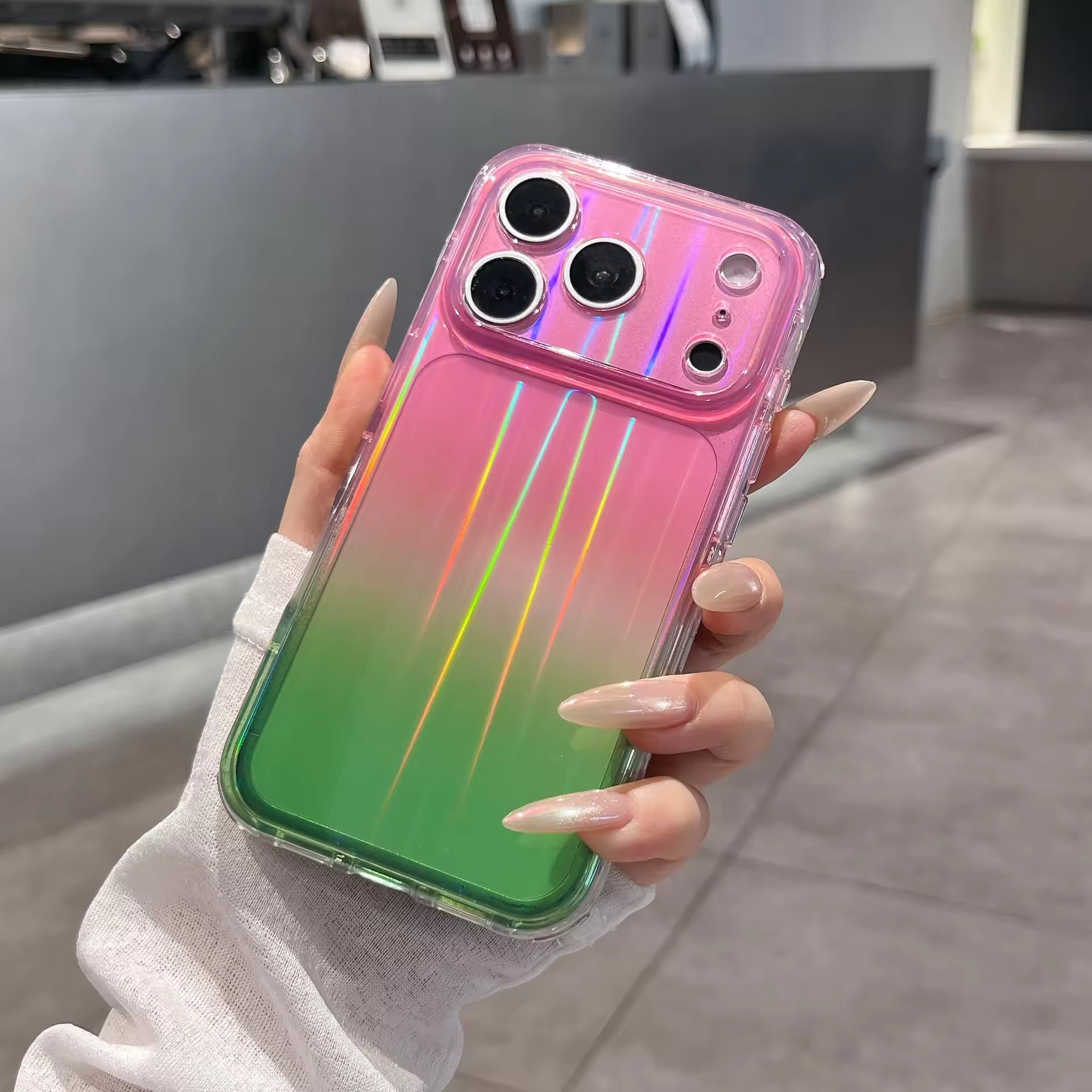 Clear Gradient Case For iPhone