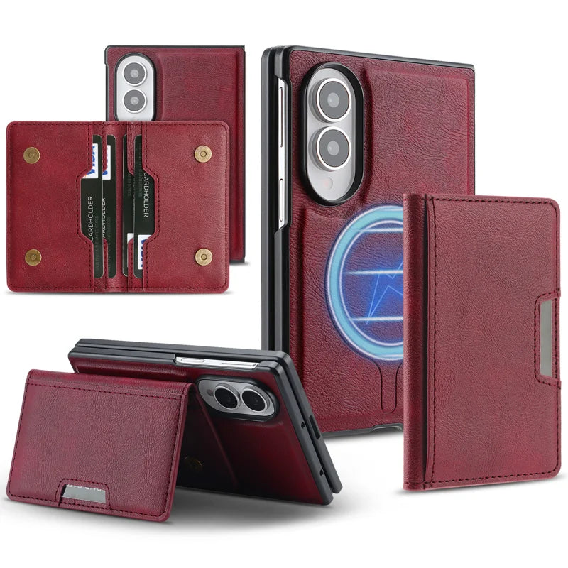 Bifold Card Holder Case For Samsung Fold