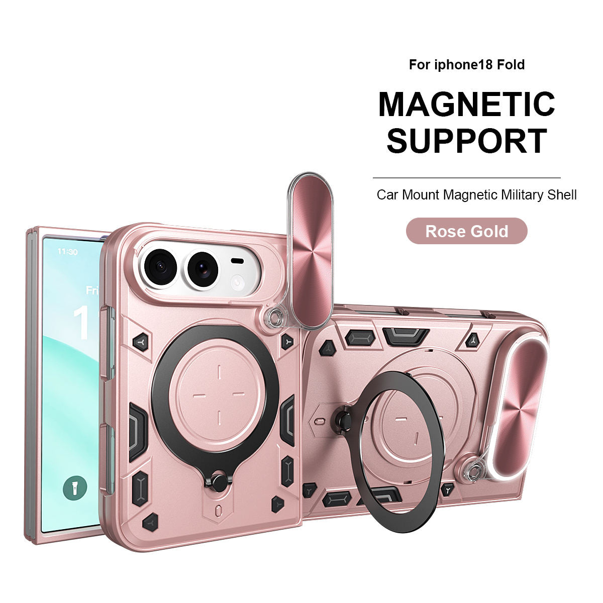Magnetic Car Mount Phone Case for iPhone Duo