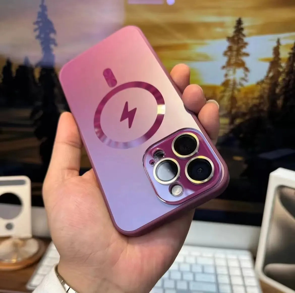 Frosted Lightning Case For iPhone