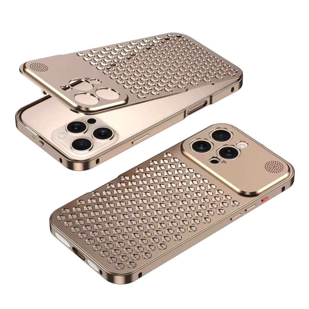 Pop-Up Aluminum Alloy Heat Dissipation Case for iPhone