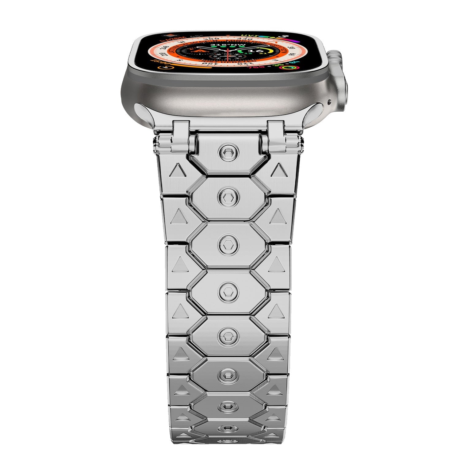 Tactical Style Titan Stainless Steel Fashion Bracelet for Apple Watch