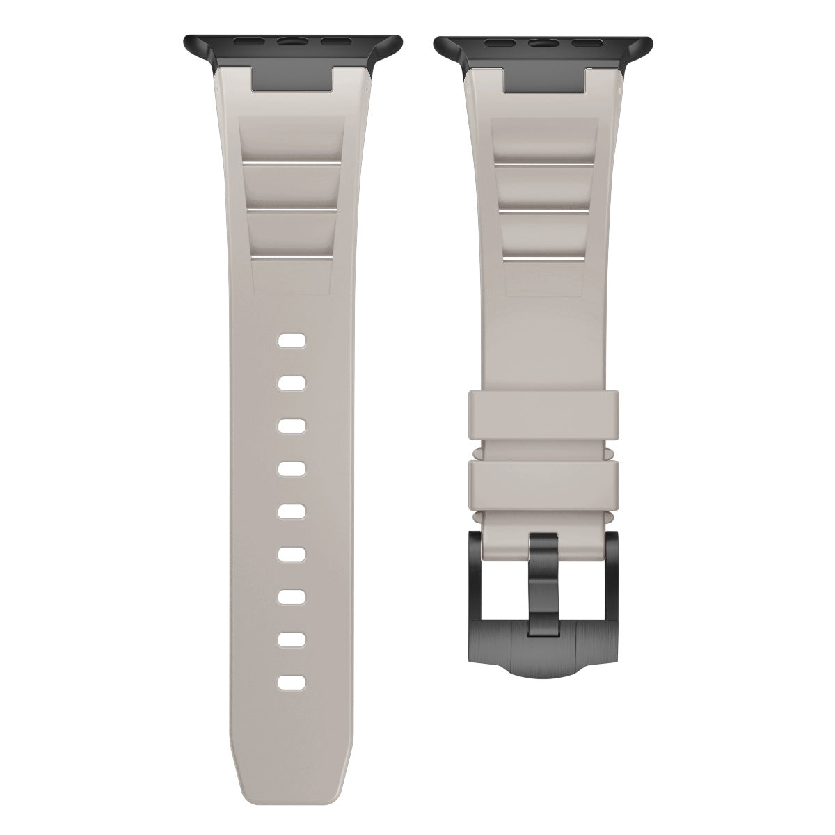 Liquid Silicone Fancy Rubber Strap for Apple Watch