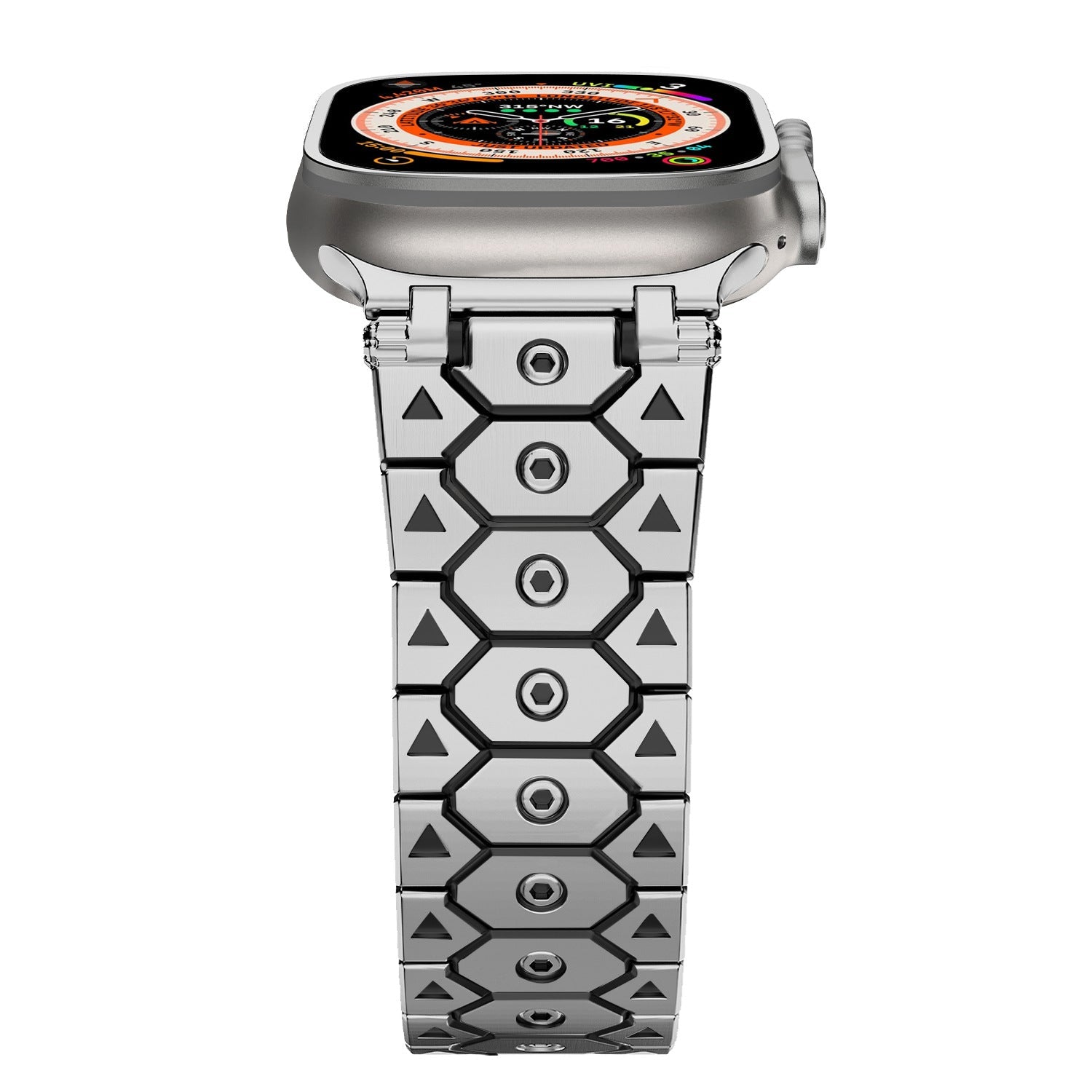 Tactical Style Titan Stainless Steel Fashion Bracelet for Apple Watch