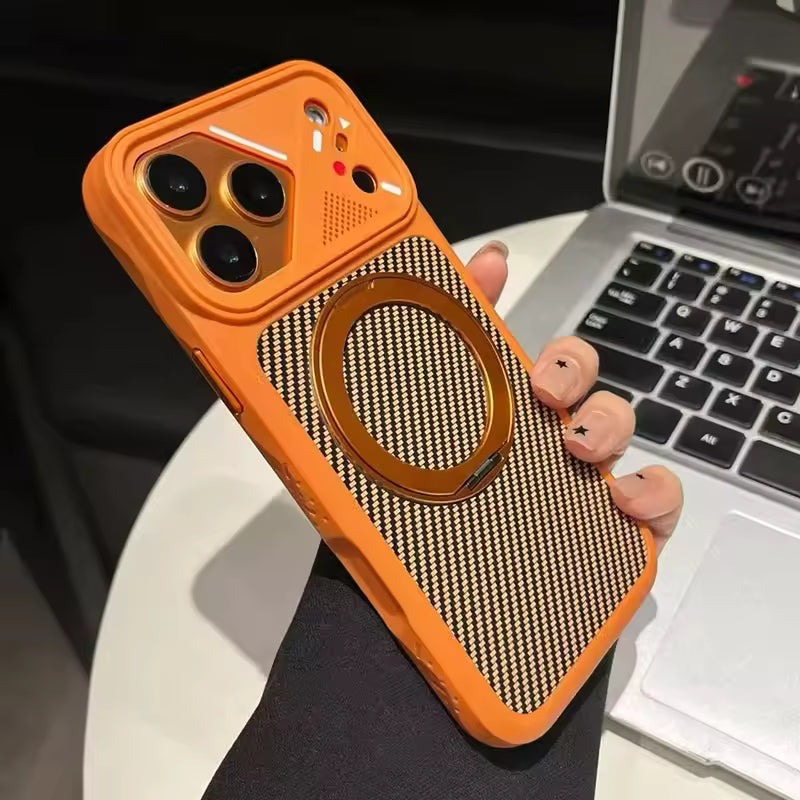 Carbon Fiber Ringstand Case for iPhone