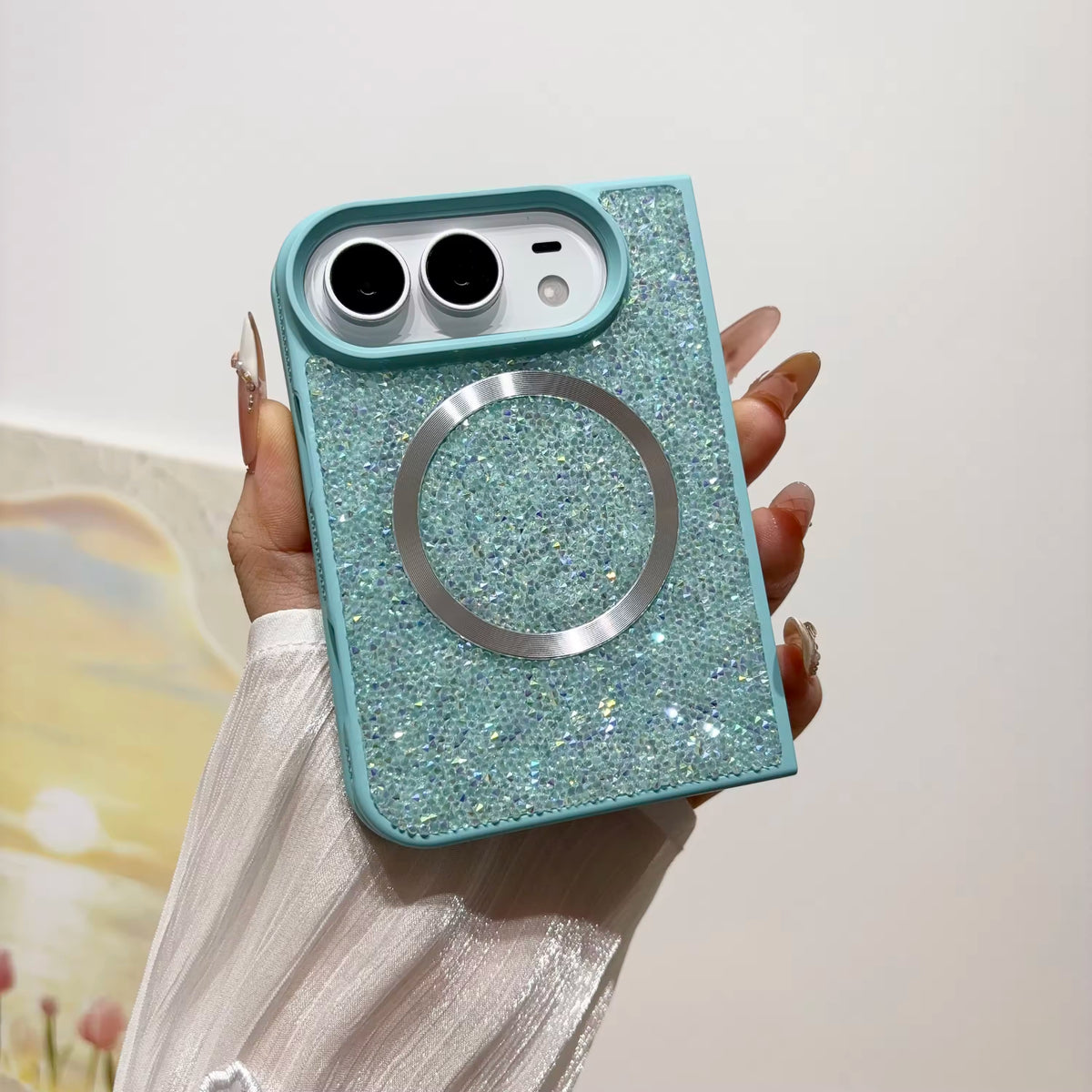 Glitter Diamond Hard Phone Case for iPhone Duo