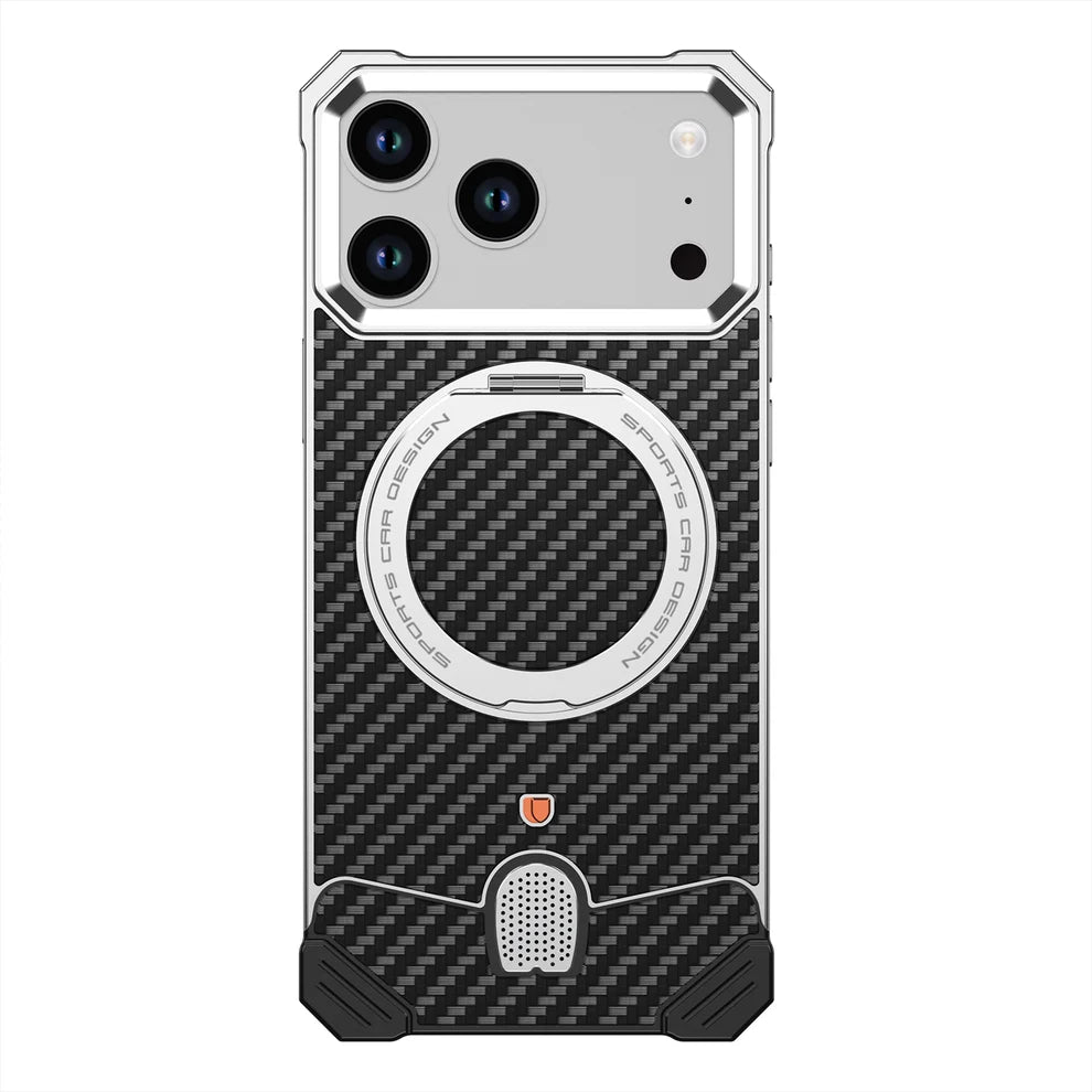 CarbonFiber Texture Hypercar Design Case For iPhone