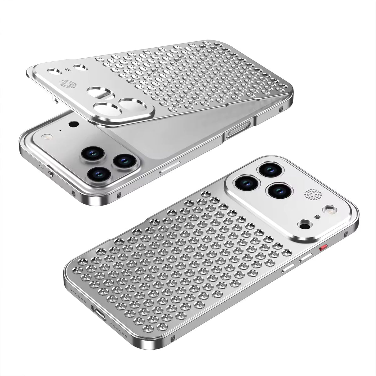 Pop-Up Aluminum Alloy Heat Dissipation Case for iPhone
