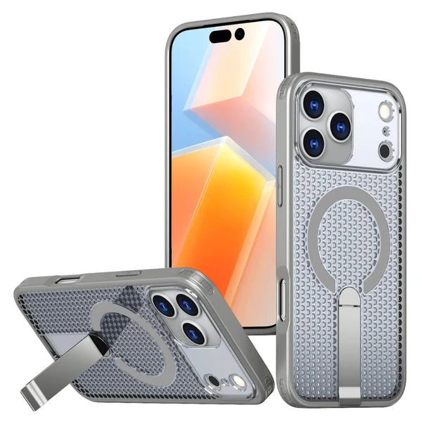 Mesh MagSafe Case With Kickstand For iPhone