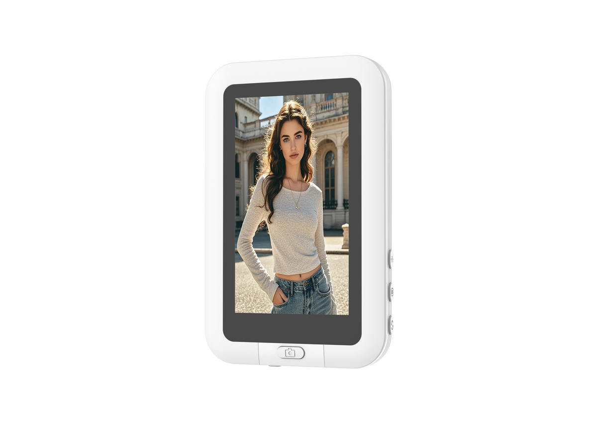 Ultra Fill Light Vlog Monitor Screen for iPhone and Android(wireless & 4k 30 fps recording supported)