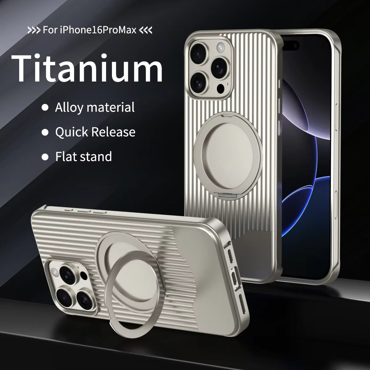 Luggage Style Metal Case For iPhone