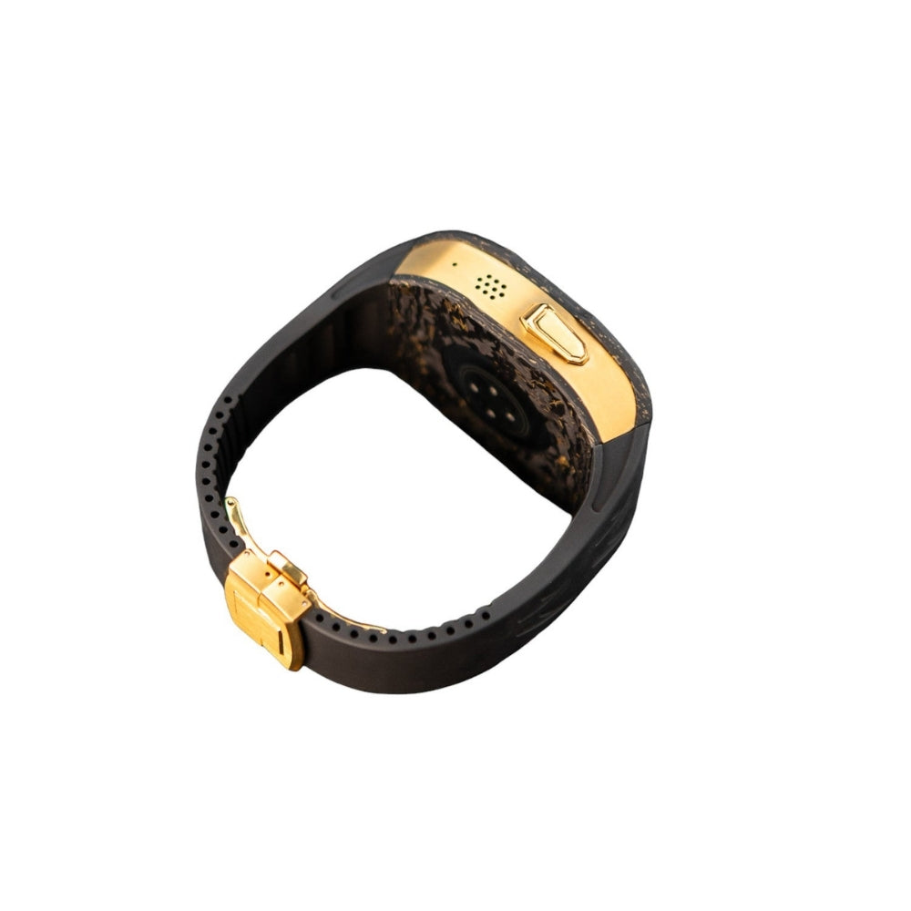 ICONIC CF Series Watch Case 49mm (Gold Foil Carbon Fiber)