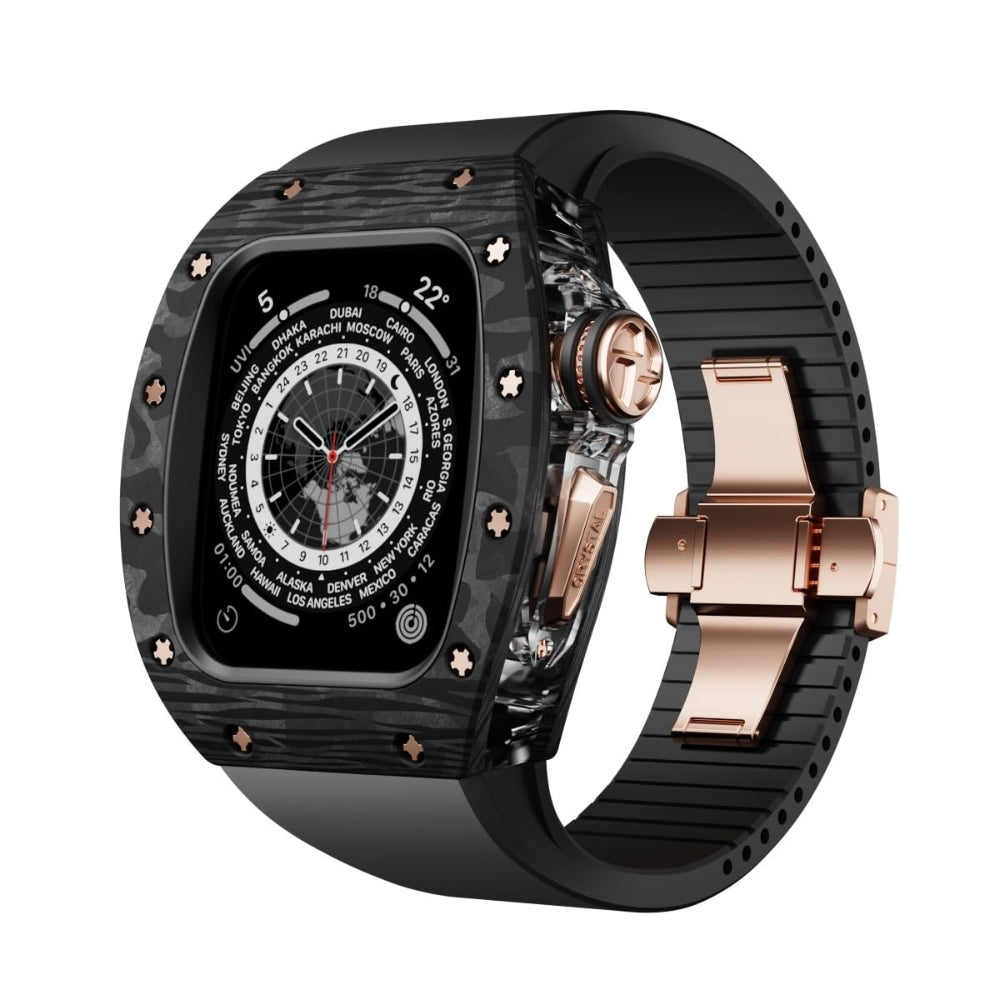 CRYSTAL CF Series Watch Case 44/45mm (Rose Gold)