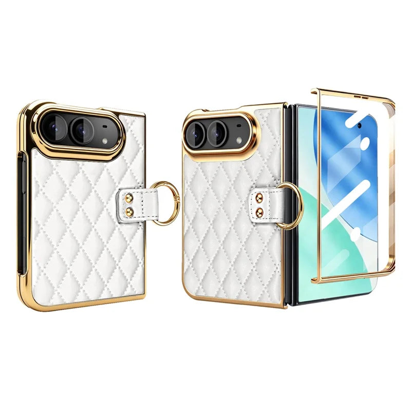 RhombusGrid Design Case For iPhone Duo