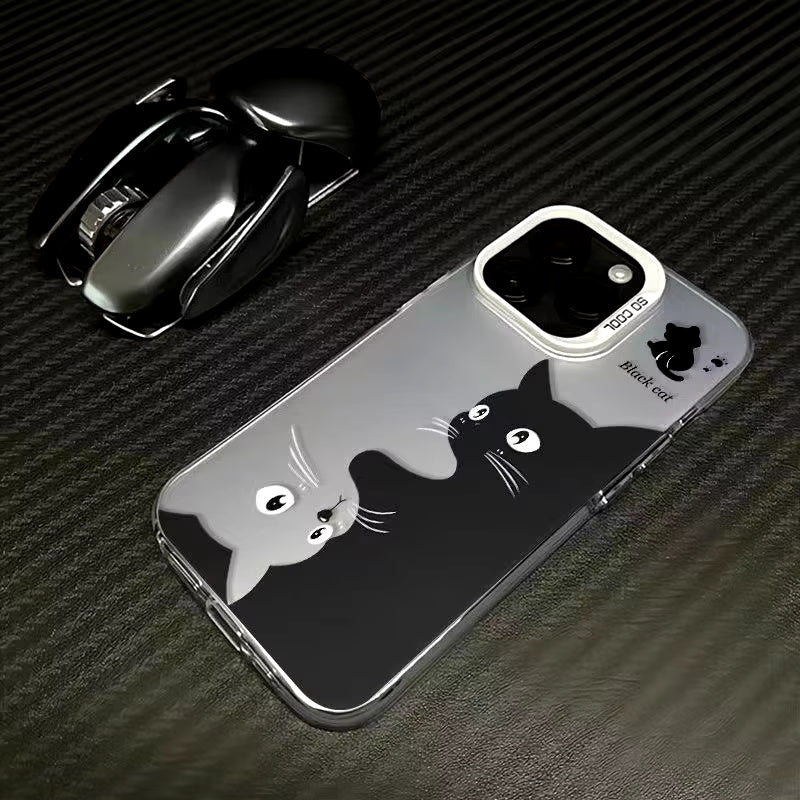 Creative Cat Art Fashion Case For iPhone