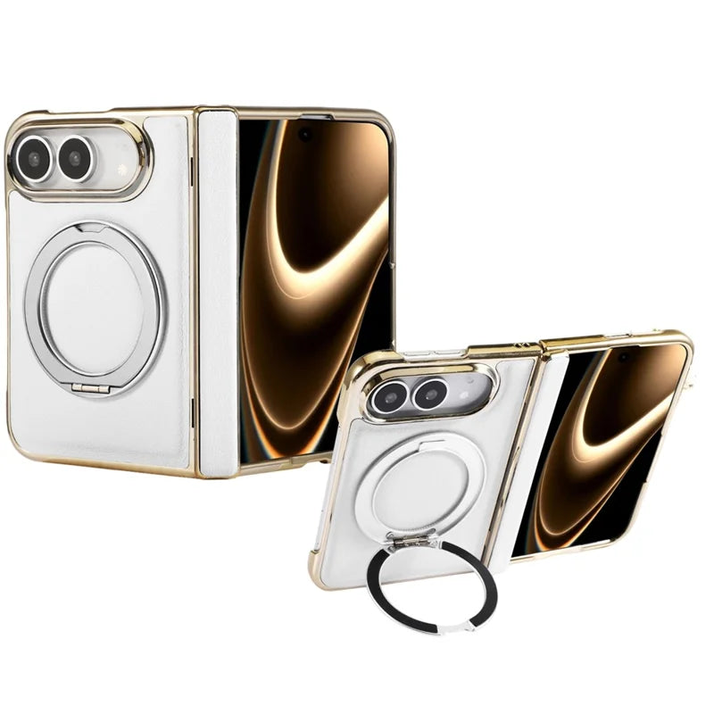 Leather Kickstand Case For iPhone Duo
