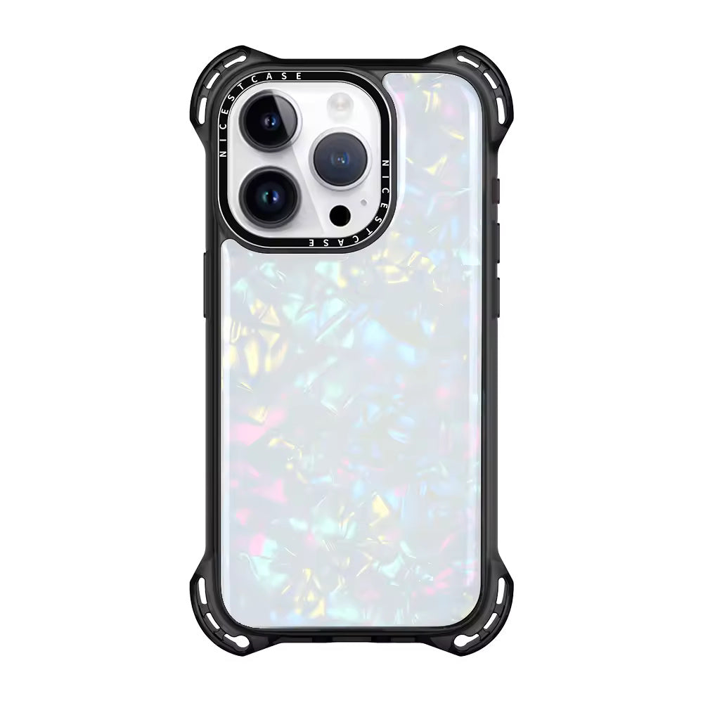 Pearl Luster Shockproof Case For iPhone