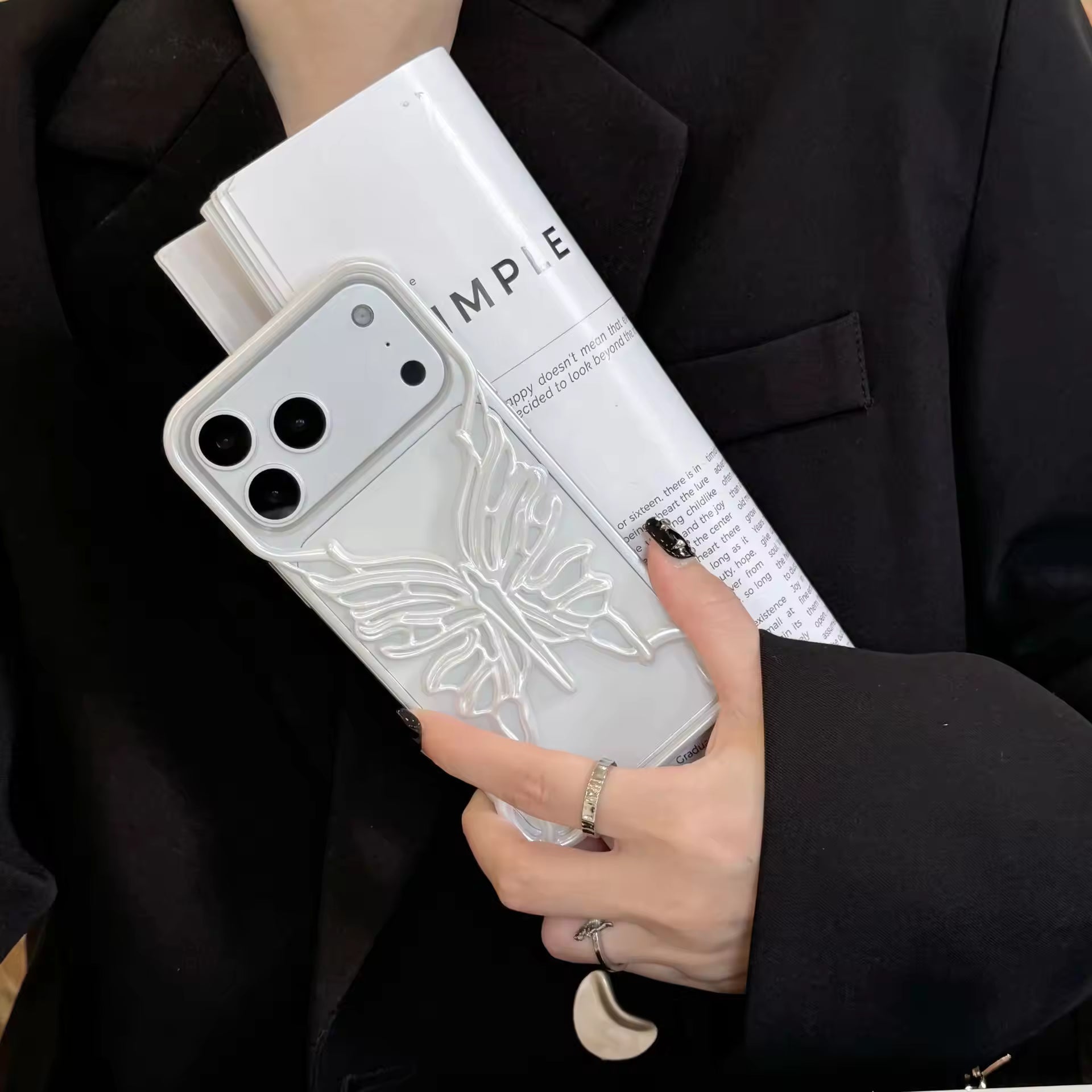 Butterfly Muse 3D Hollow iPhone Case