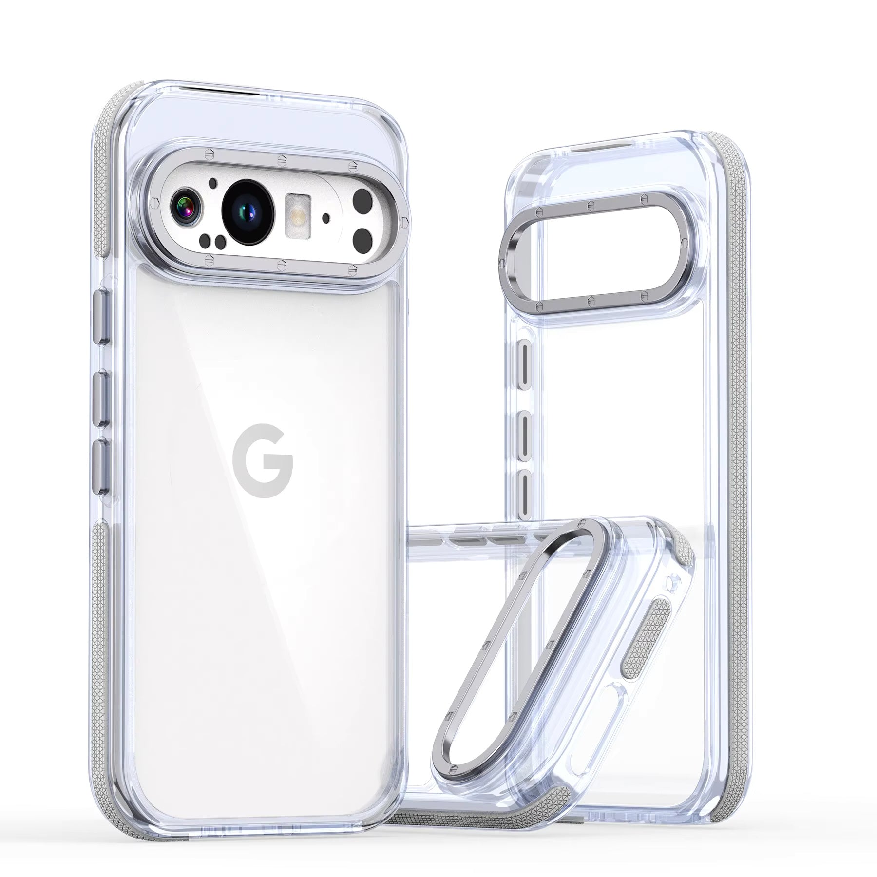 ColorBorder Transparent Case For Google Pixel