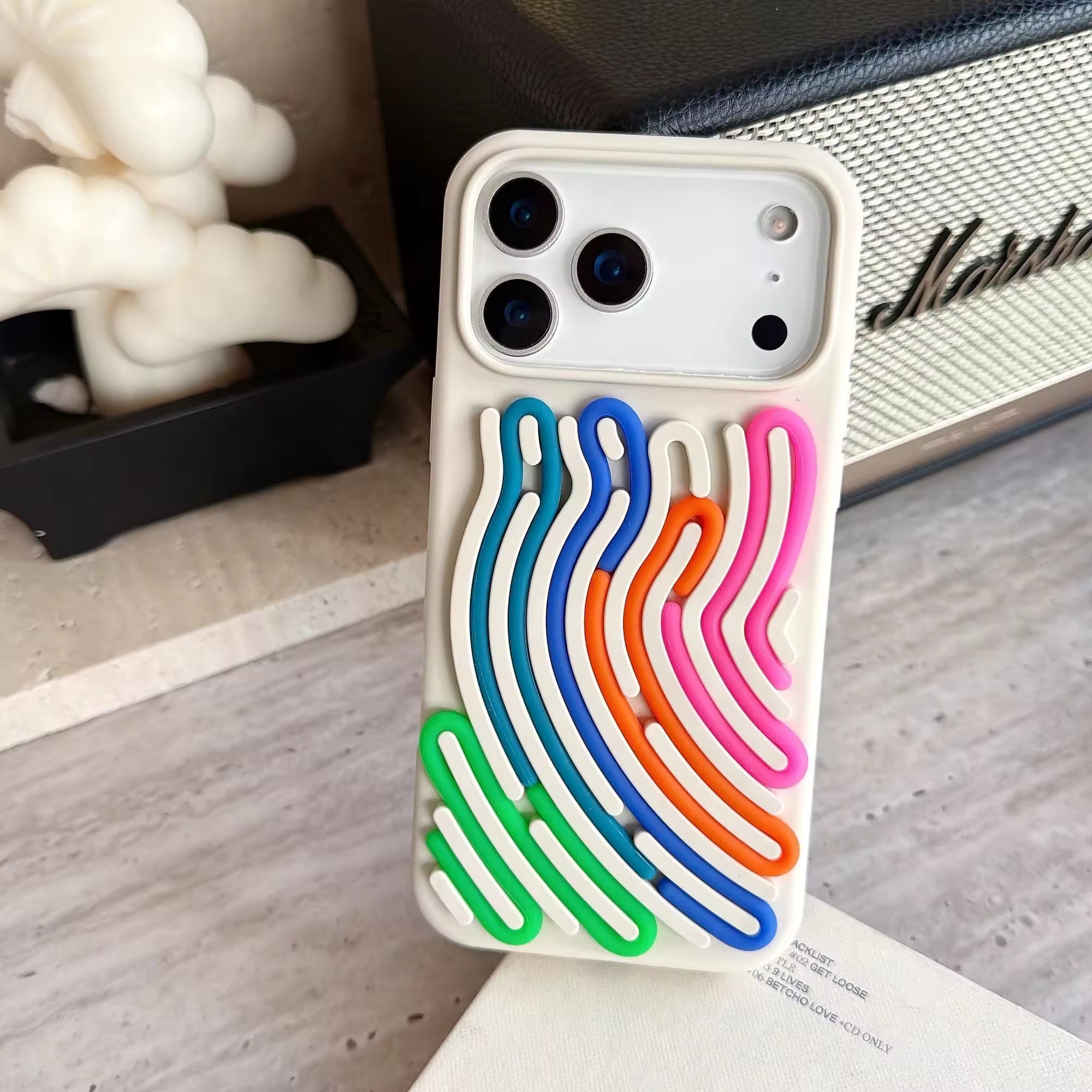 Rainbow WaveLoop 3D Case For iPhone