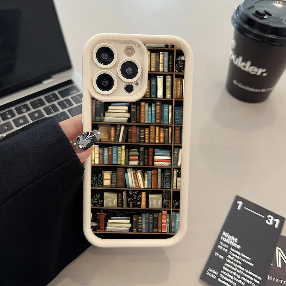 Bookshelf Art Case For iPhone