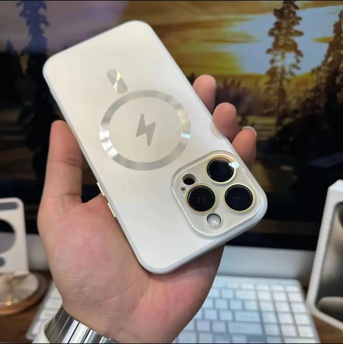 Frosted Lightning Case For iPhone