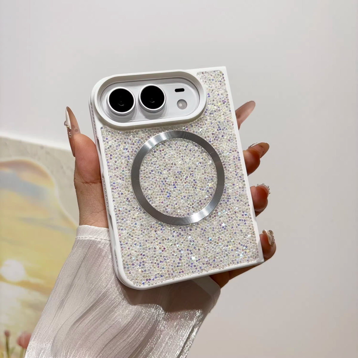 Glitter Diamond Hard Phone Case for iPhone Duo