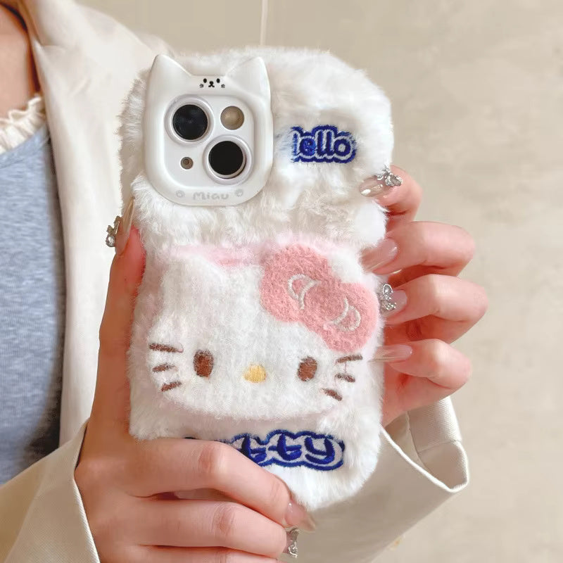 Hello Kitty Furry Case For iPhone