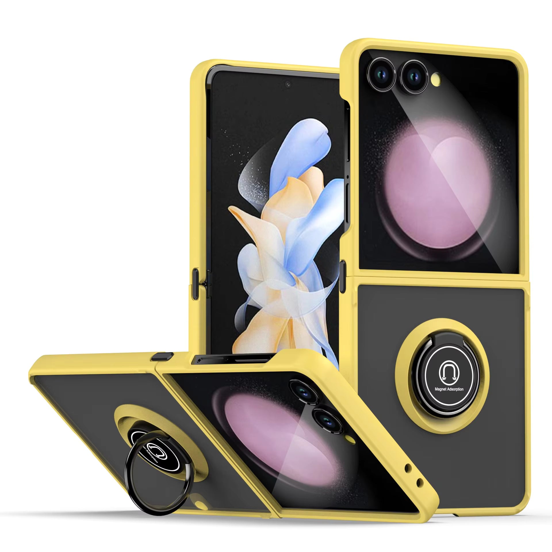 BuiltInMagnet Color Case For Samsung Flip