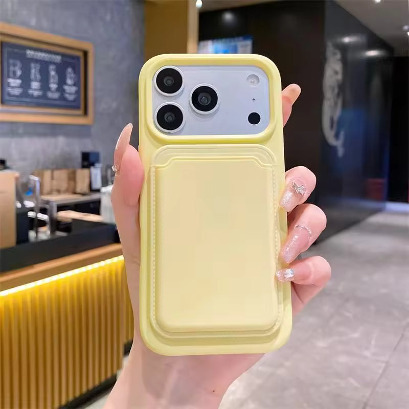 Magnetic PU Case With Detachable Card Holder for iPhone
