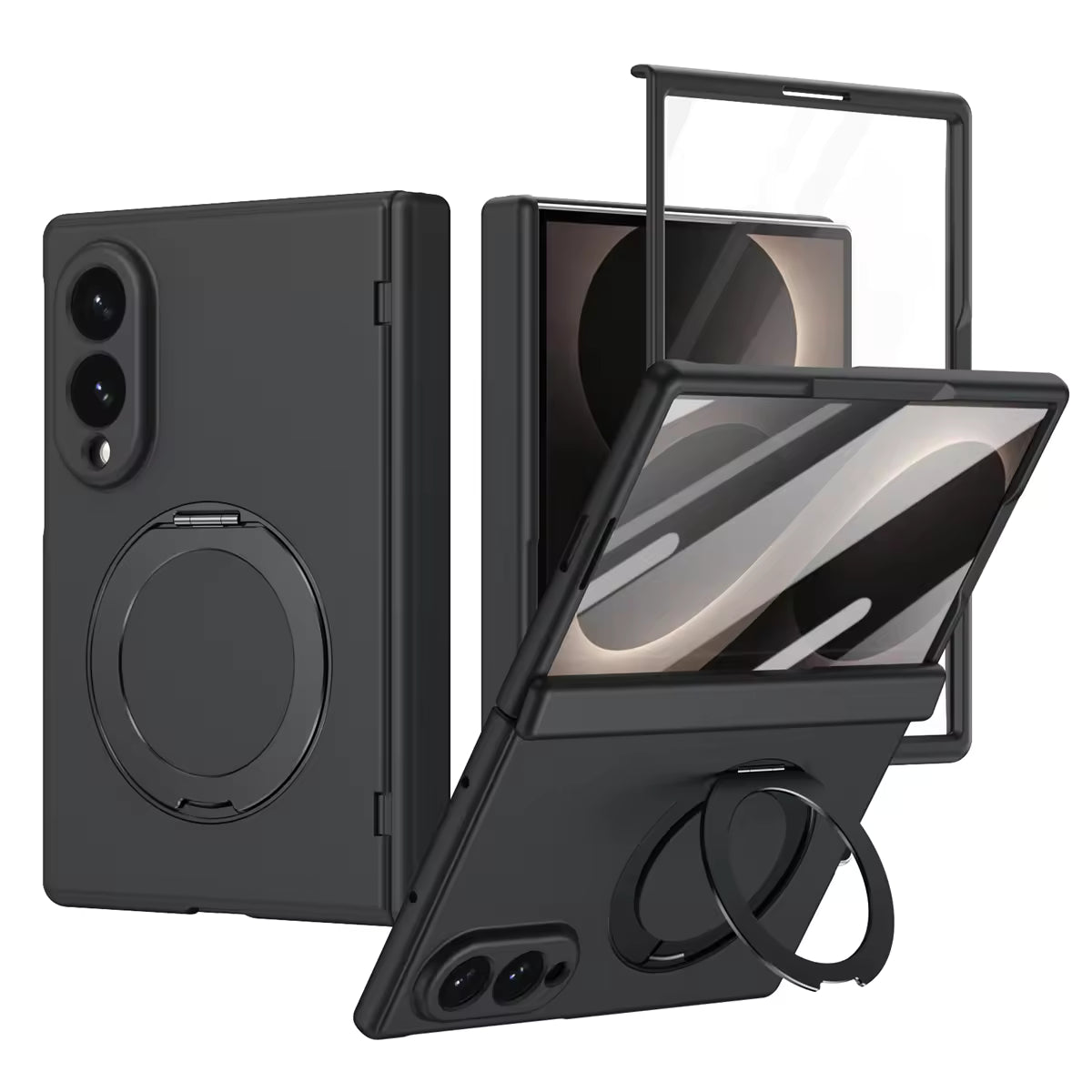 Color PC With Stand Case For iPhone