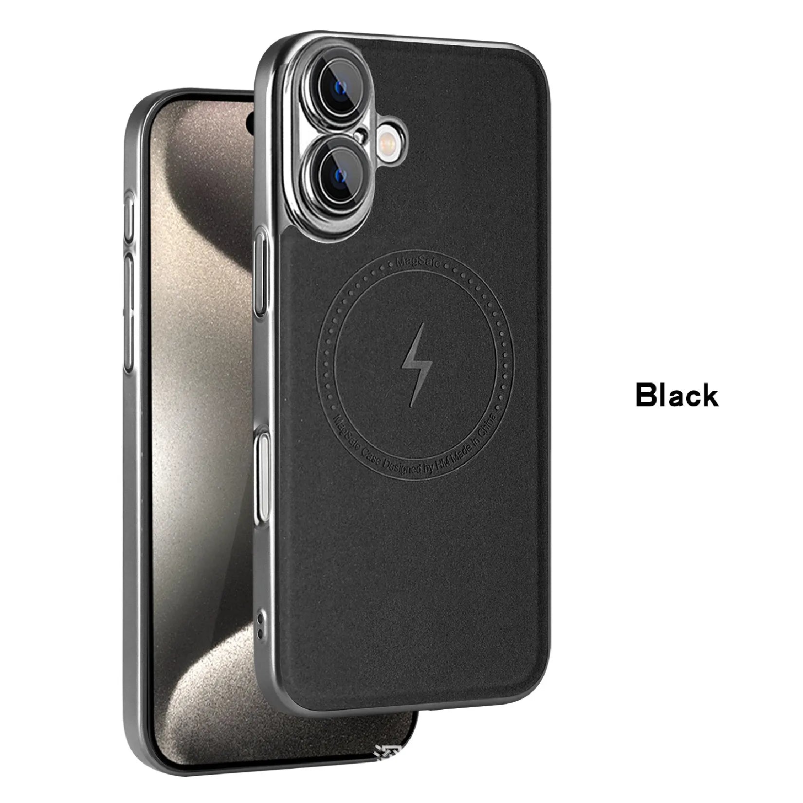 Lightning Leather Magnetic Case For iPhone